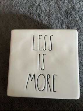 Less Is More block